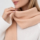 Жіночий в&rsquo;язаний шарф Classic &mdash; Peach Nude Classic_05 фото 1